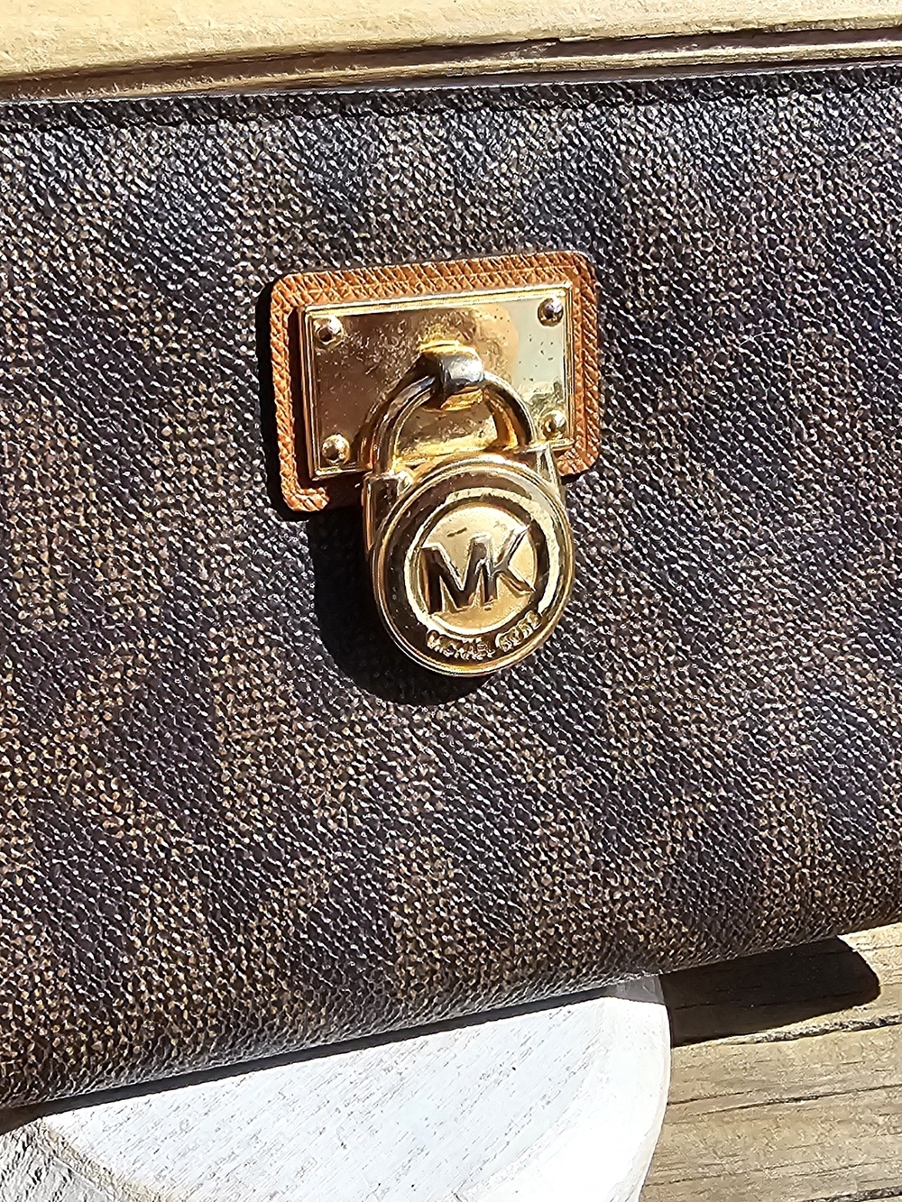 Michael Kors Brown Leather Wallet - Picture 6 of 7